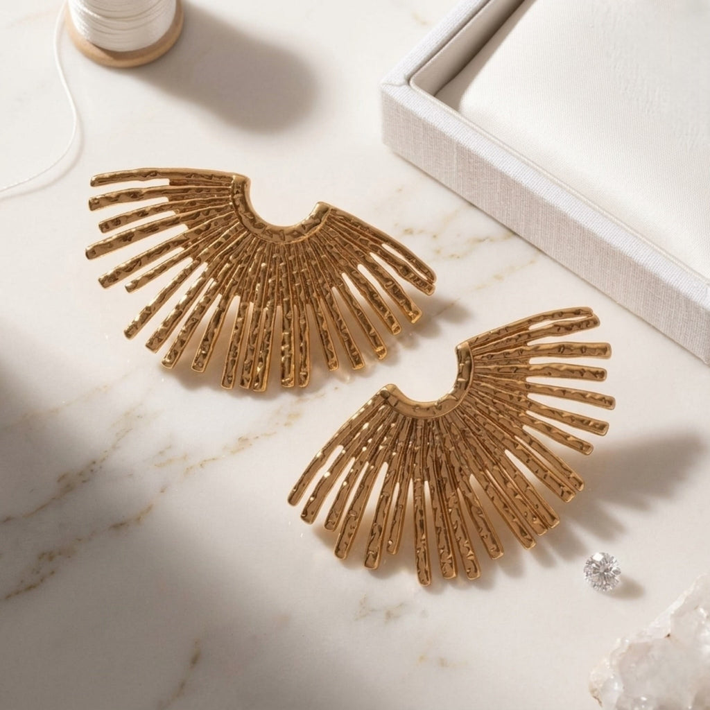 BEHI INDIGO EARRINGS