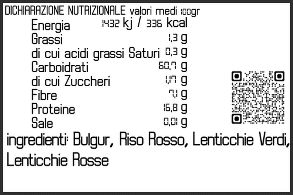 Sfiziosa Bulgur & Riso Rosso Hermes - Del Colle