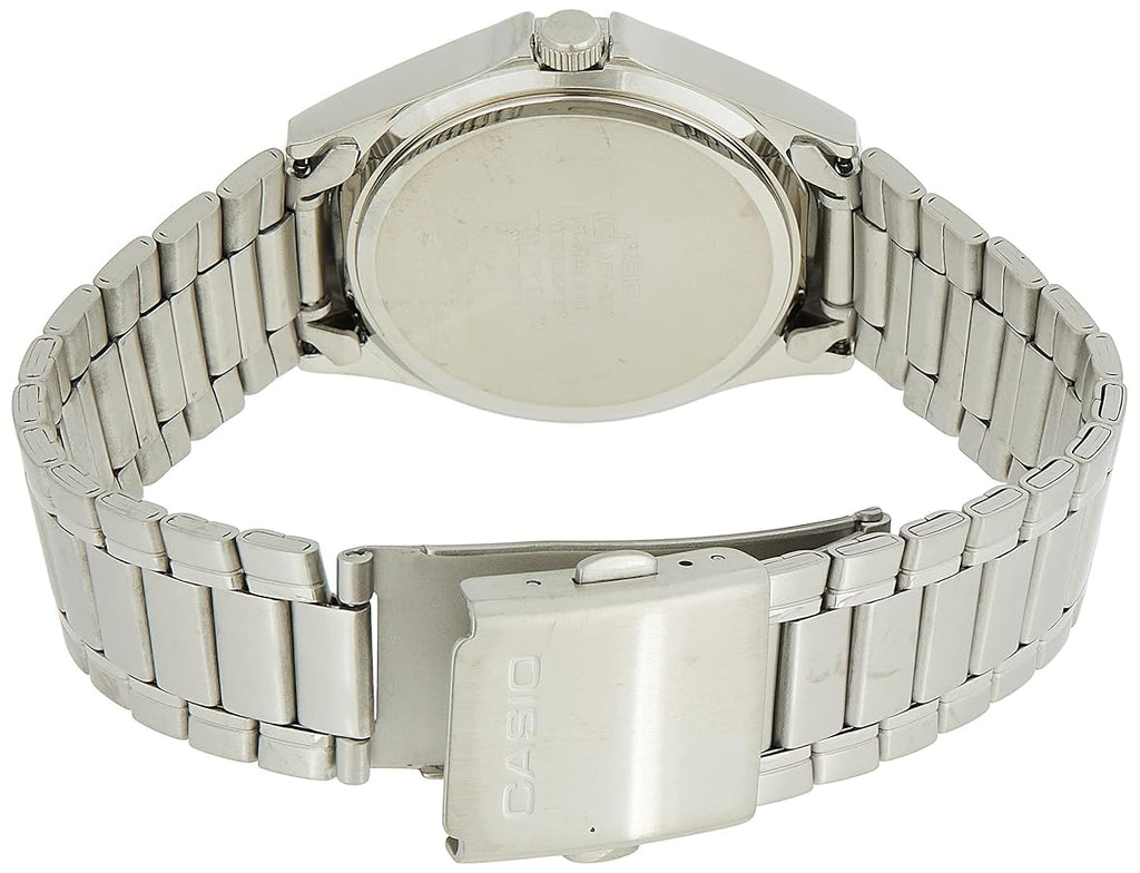 Casio MTP-1239D-7A uomo in acciaio inossidabile color argento