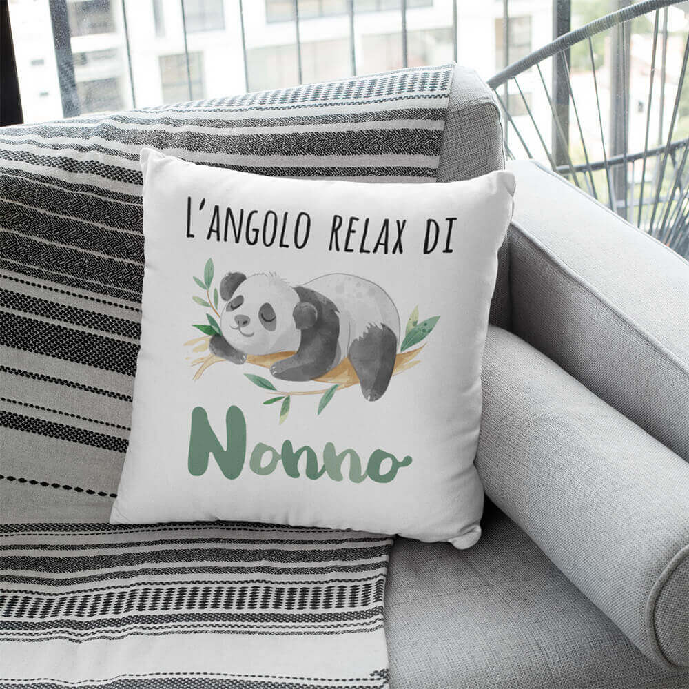 Cuscino L'angolo relax di Nonno