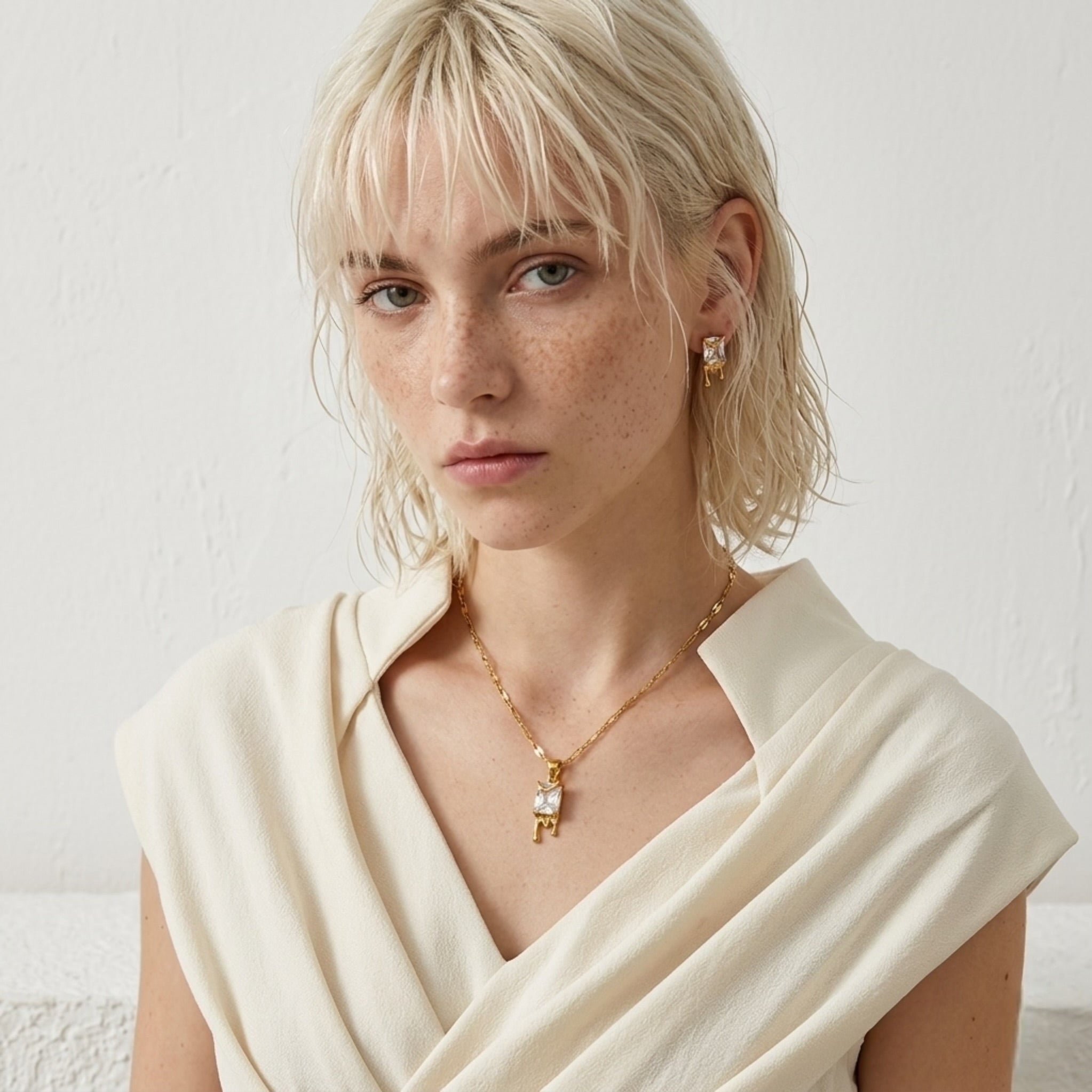 BEHI TIARA NECKLACE