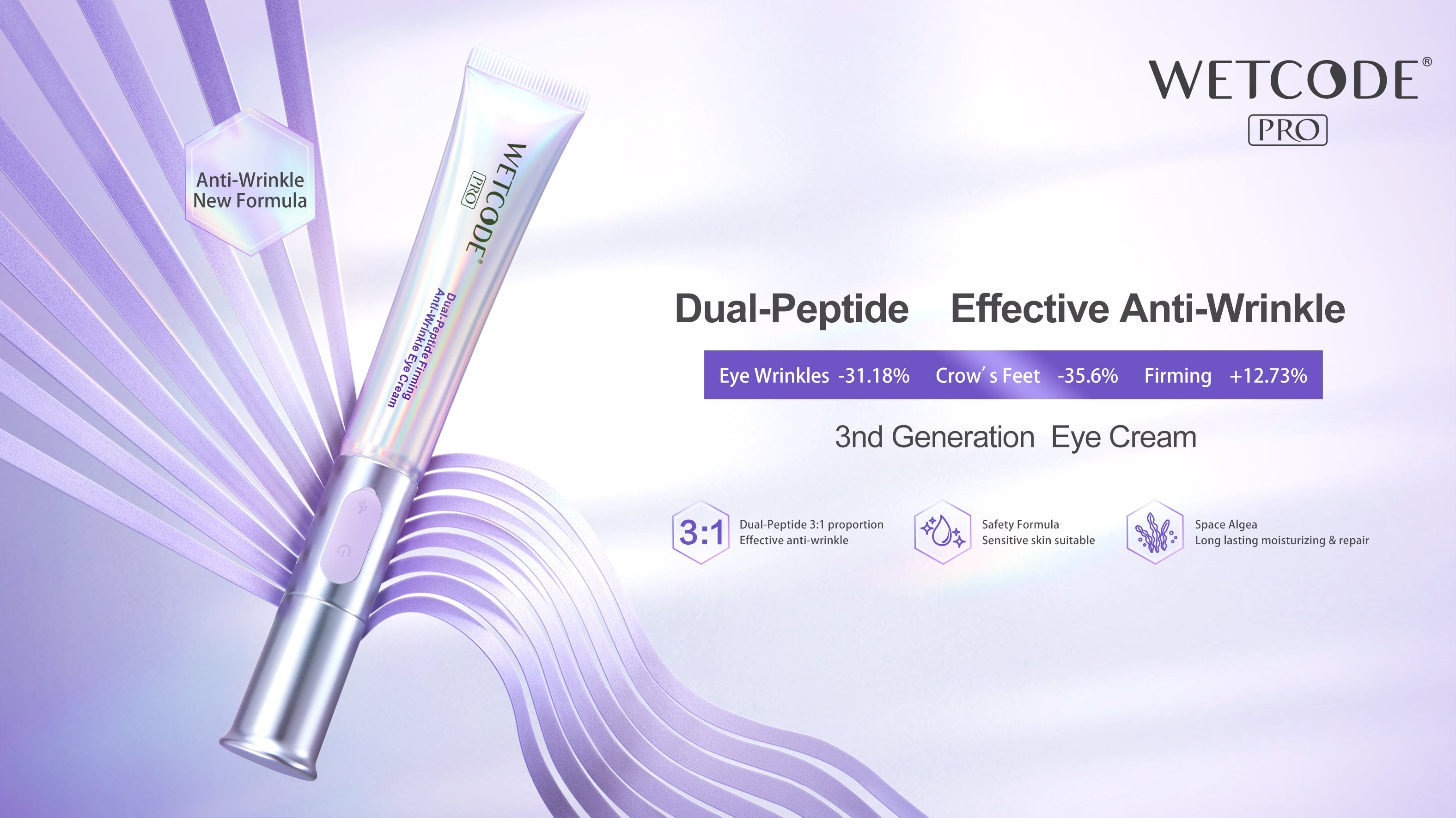 WETCODE - Dual-Peptide Firming Anti-wrinkle Eye Cream 20ml