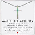Collana Croce Multicolor - Amuleto della Felicità.