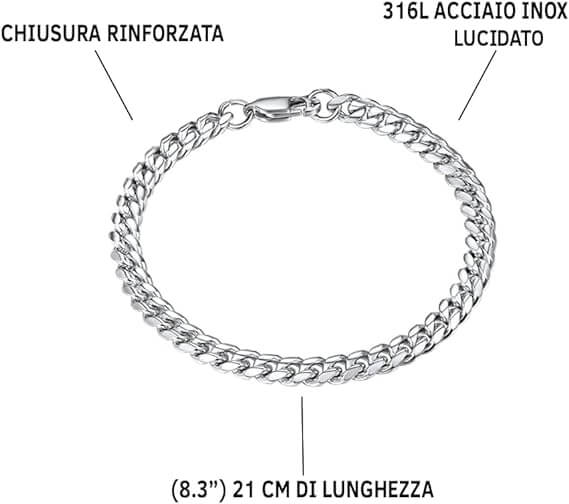 Bracciale Cubano Compleanno - 40 anni