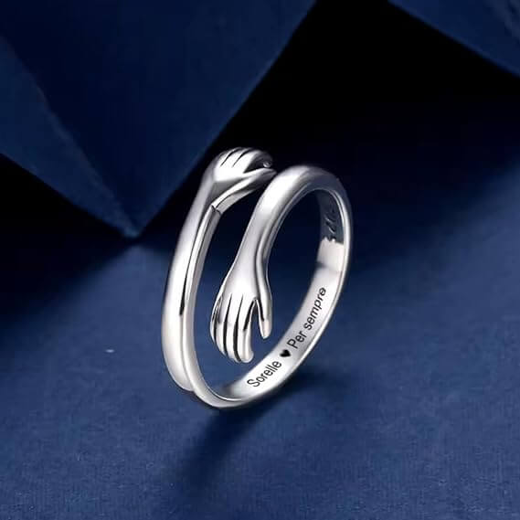 Anello da Donna in Argento Sterling 925 - Sorelle Per Sempre