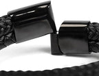 Bracciale Pelle Intrecciata di Alta Qualità