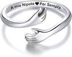 Anello da Donna in Argento Sterling 925 - A mia Nipote per Sempre