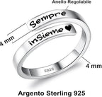 Anello da Donna in Argento Sterling 925 - Sempre Insieme
