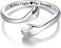 Anello da Uomo in Argento Sterling 925 - A mio Figlio