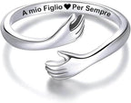 Anello da Uomo in Argento Sterling 925 - A mio Figlio