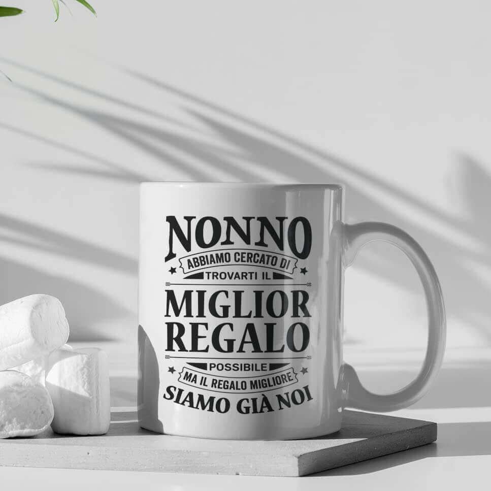Tazza Nonno abbiamo cercato di trovarti il miglior regalo - NOI