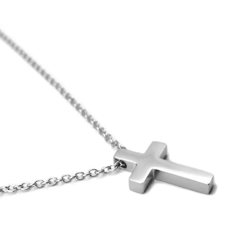 Collana Croce Argento sterling 925 - A Mio Nipote