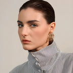 BEHI INDIGAMOND EARRINGS