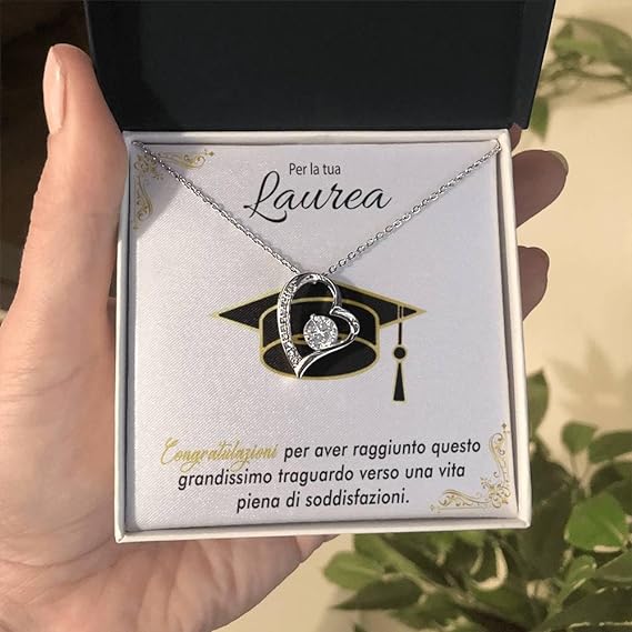 VOSAP Regalo di laurea per lei, collana in argento sterling VOSAP Regalo di laurea per lei, collana in argento sterling