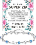 Bracciale Pietre Blu - Super Zia