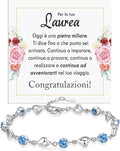Bracciale Pietre Blu - Laurea