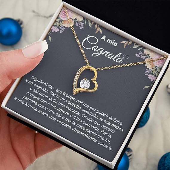 Collana A Mia Cognata - Oro