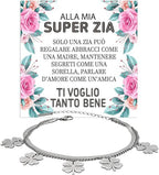 Bracciale Quadrifoglio - Super Zia