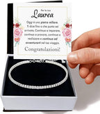 Bracciale Tennis in Argento Sterling 925 - Laurea