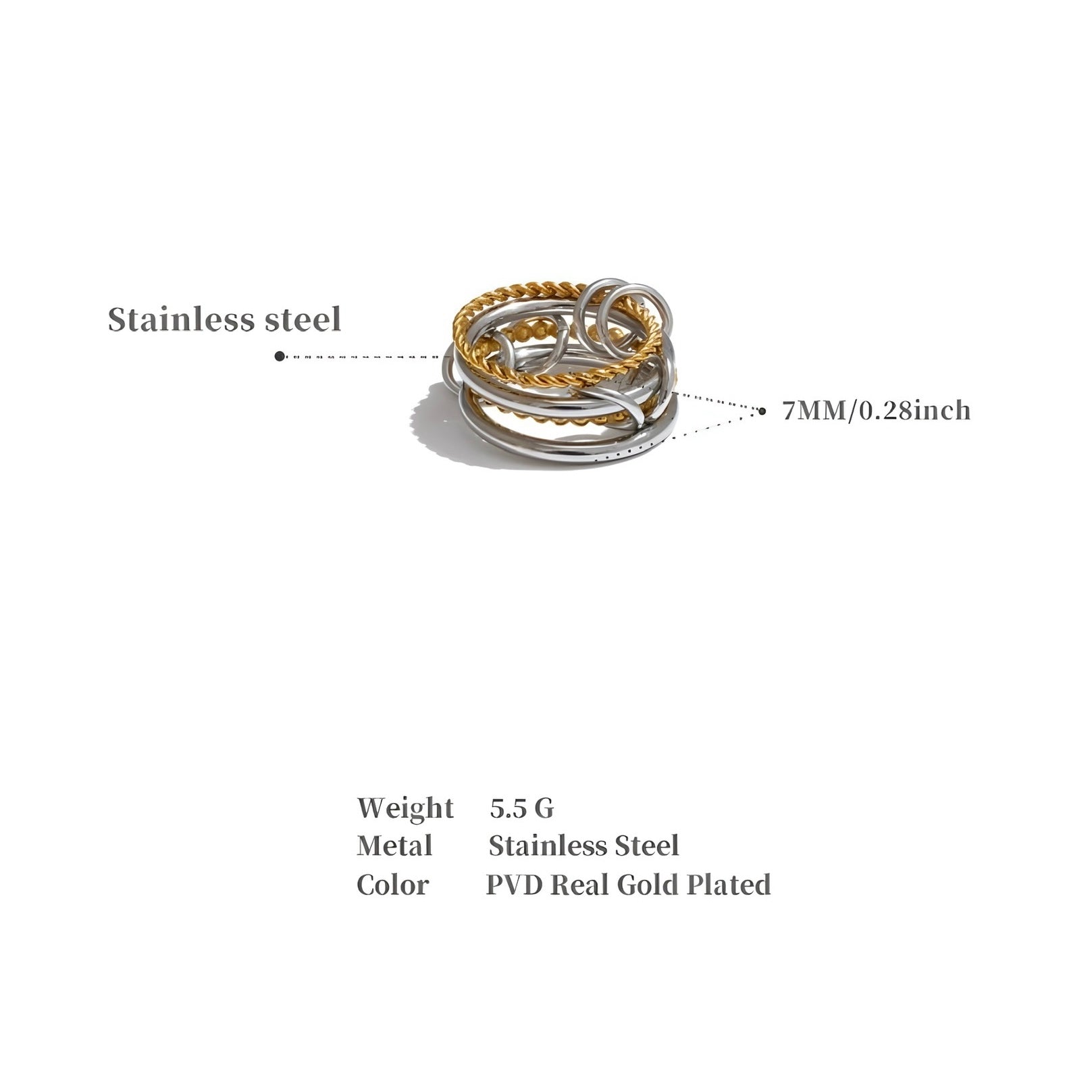 BEHI WAVE RING