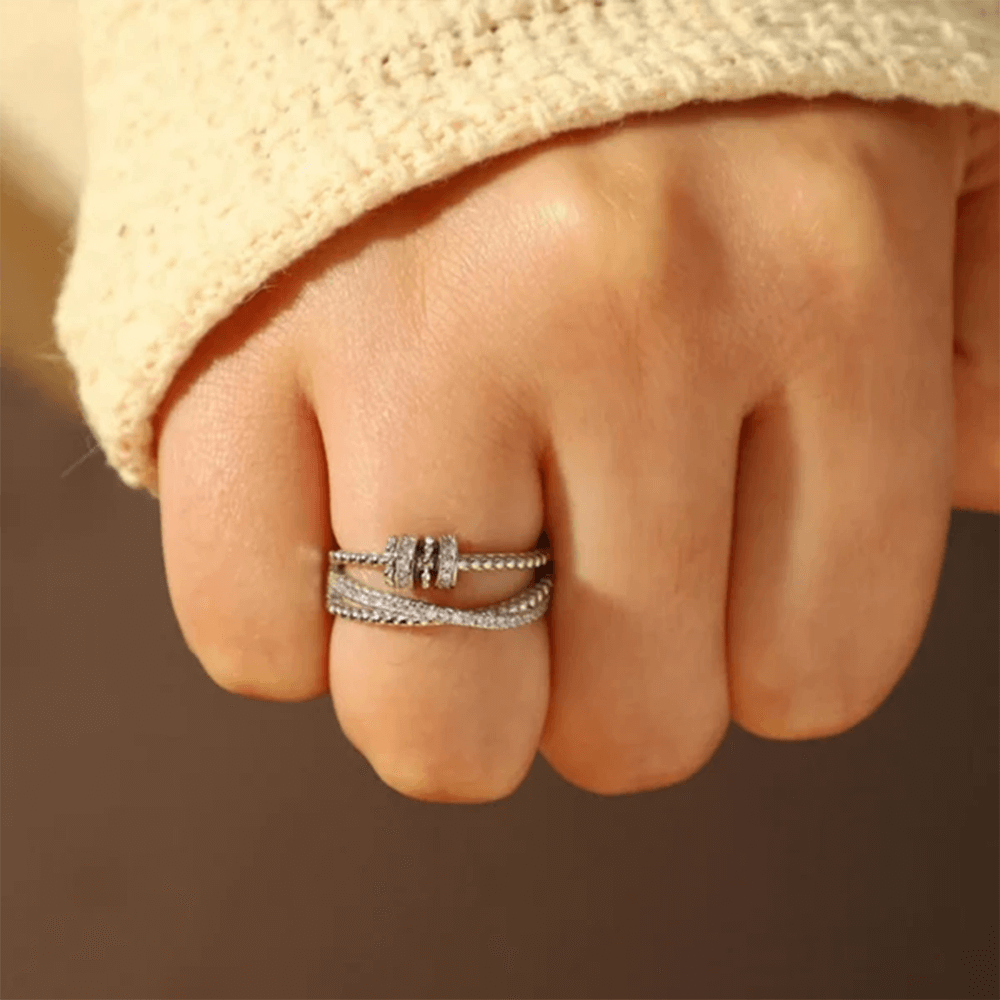 Anello da Donna in Argento Sterling 925 Per mia Figlia - Ansia