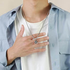 Collana Calcio - Acciaio Inox Lucidato di Alta Qualità