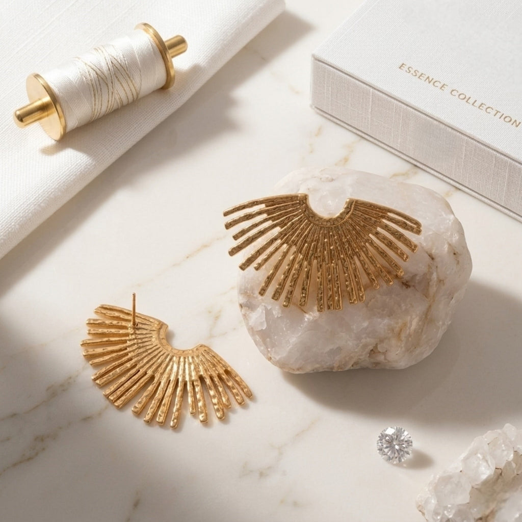 BEHI INDIGO EARRINGS