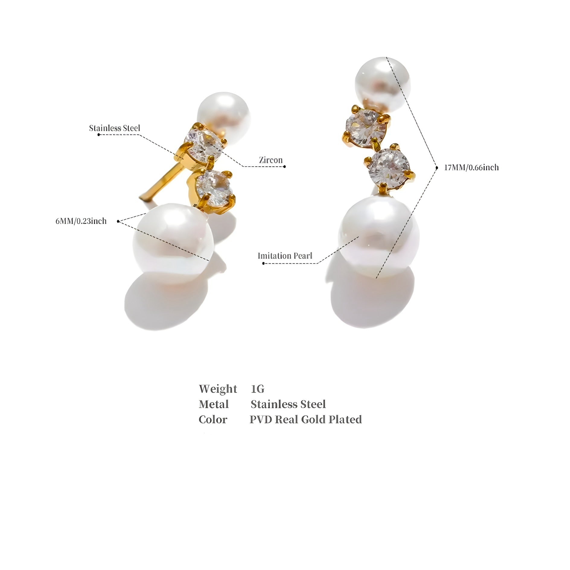BEHI DIANA EARRINGS