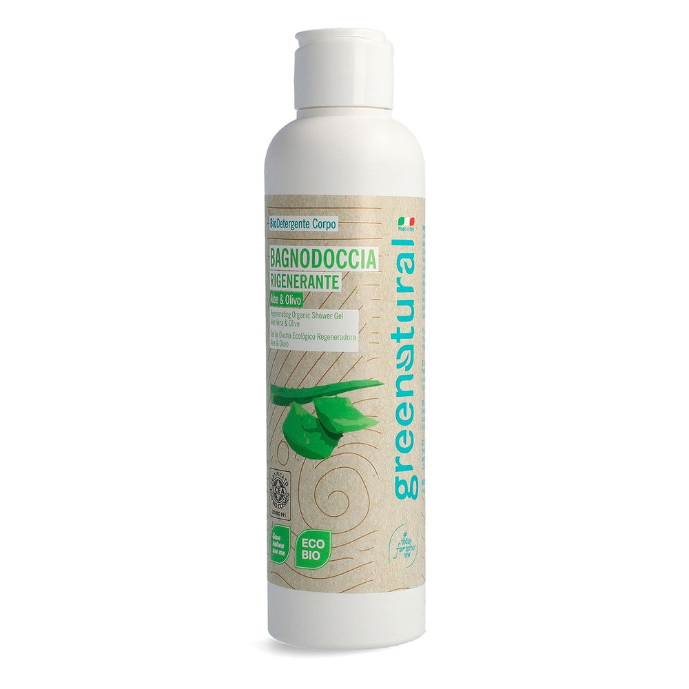 Bagnodoccia Rigenerante Aloe & Olivo - Greenatural