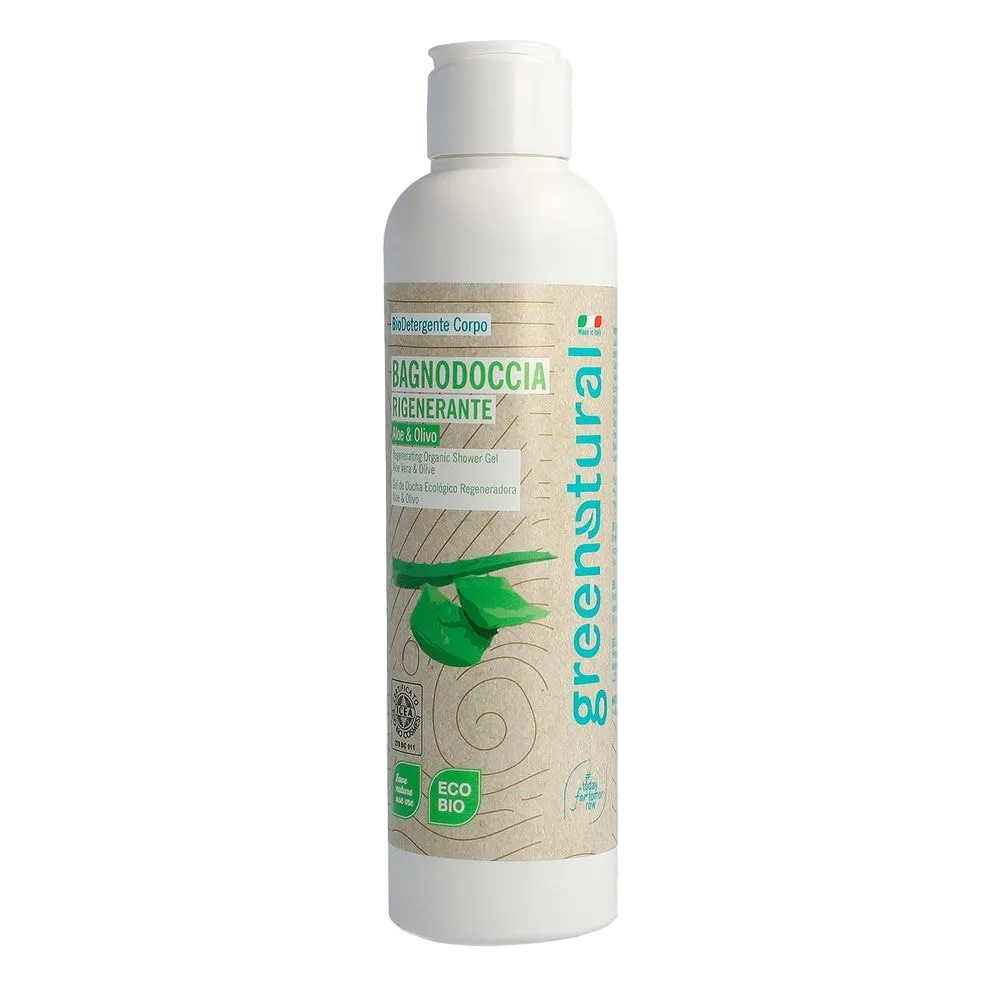Bagnodoccia Rigenerante Aloe & Olivo - Greenatural