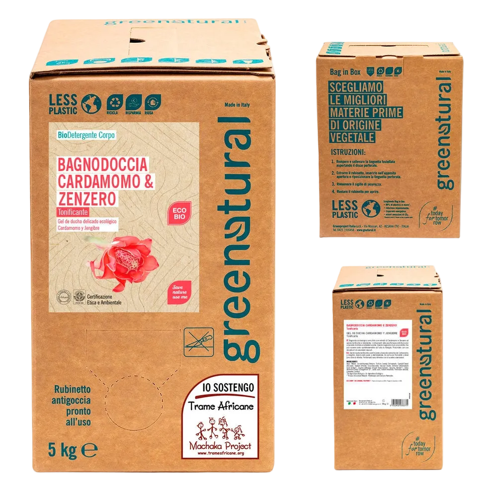 Bagnodoccia Tonificante Cardamomo & Zenzero - Greenatural
