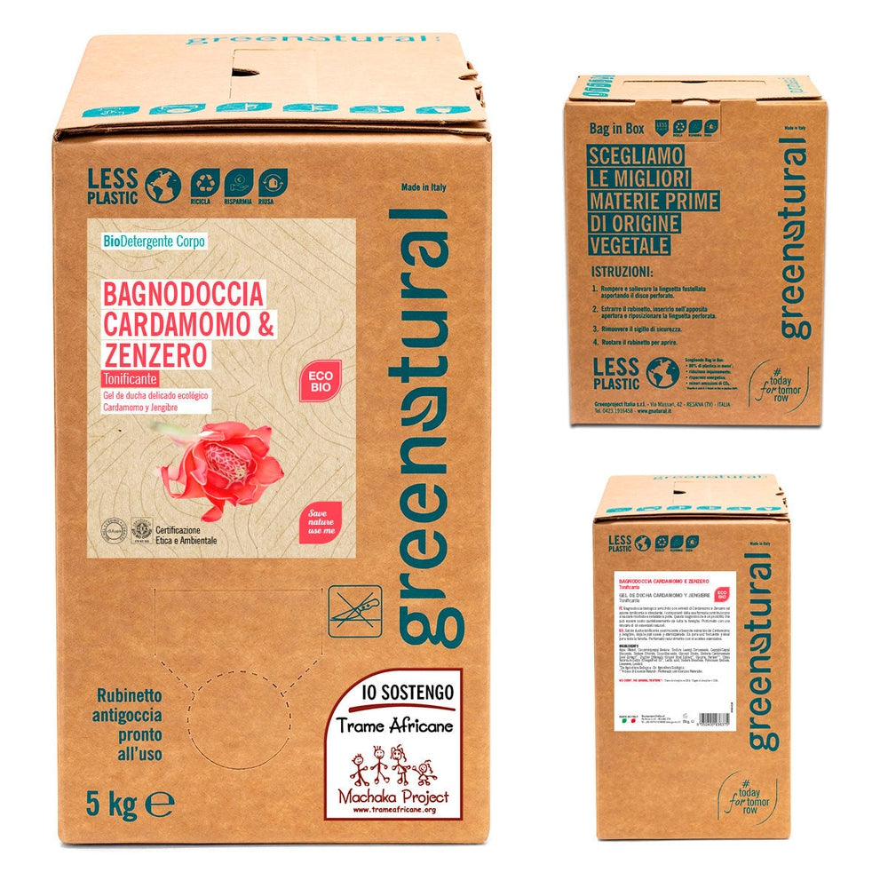 Bagnodoccia Tonificante Cardamomo & Zenzero - Greenatural