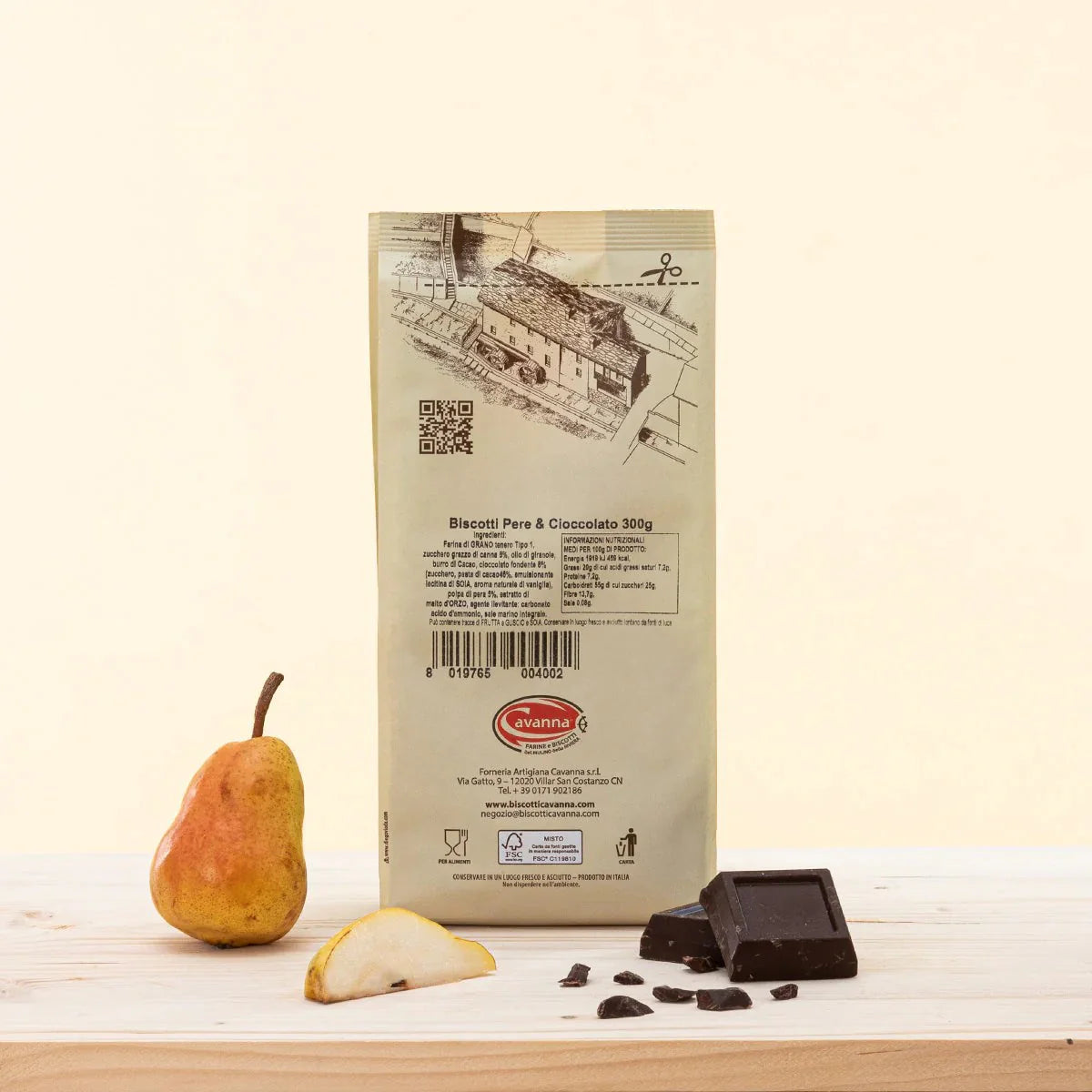 Pere e cioccolato - Vegan - Cavanna
