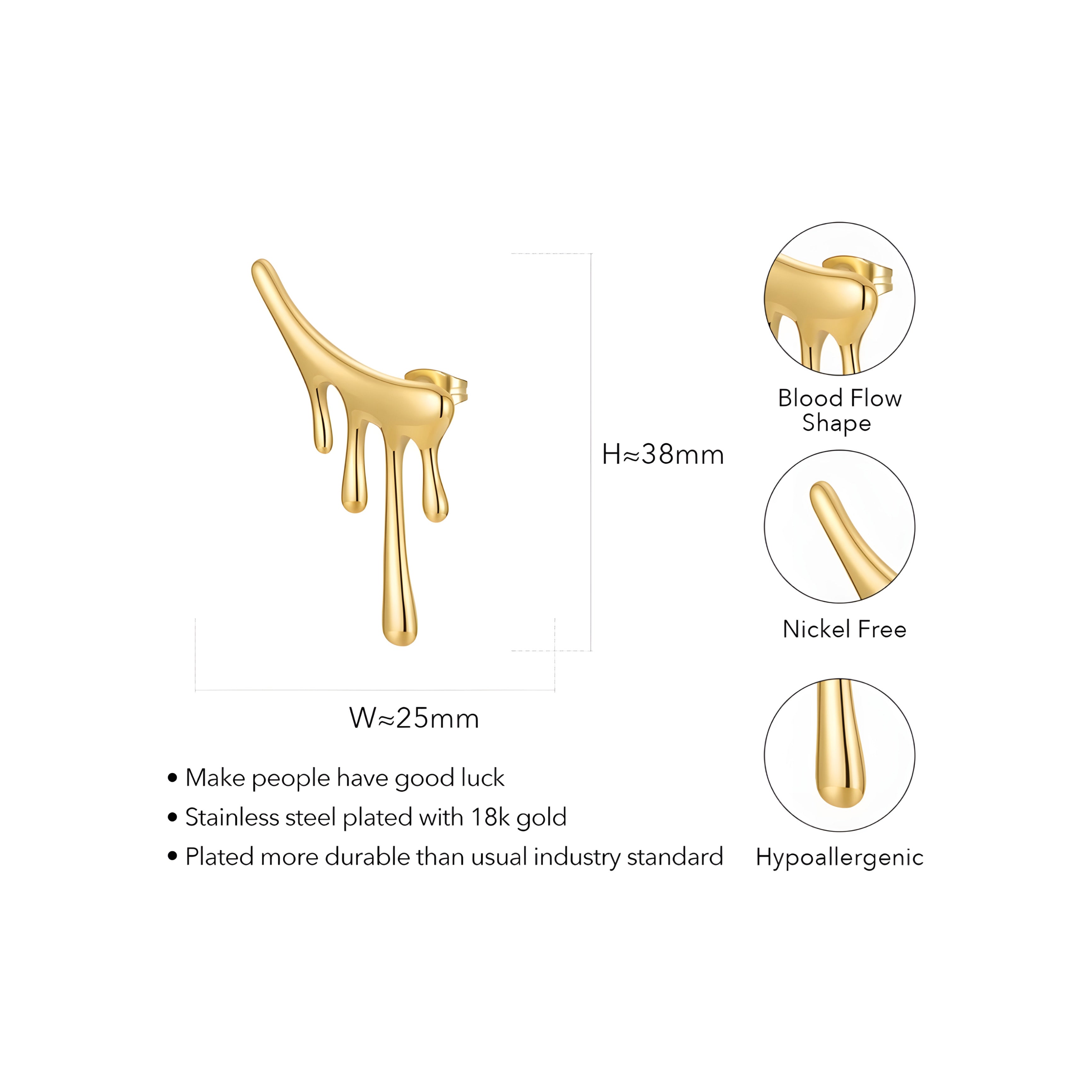 BEHI LIGIA EARRINGS
