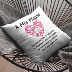 Cuscino A mia Moglie Non sono perfetto