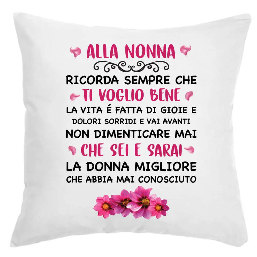 Cuscino Alla Nonna Ti Voglio Bene