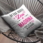 Cuscino Ho due Titoli Zia e Madrina e sono la più cool in entrambi