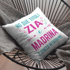 Cuscino Ho due Titoli Zia e Madrina e spacco in entrambi