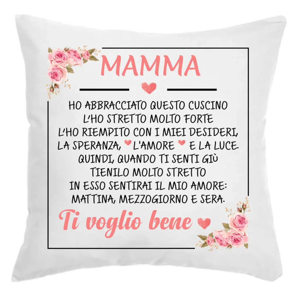 Cuscino Mamma Ti voglio bene