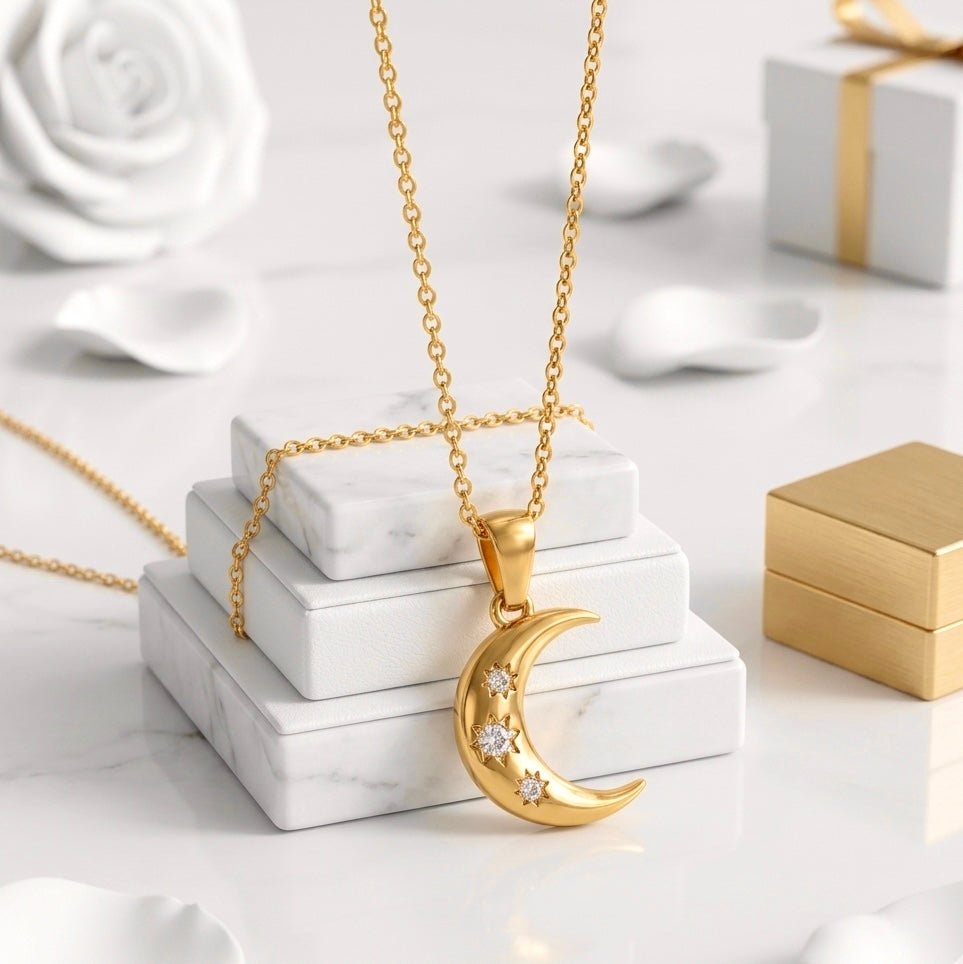 BEHI MOON NECKLACE
