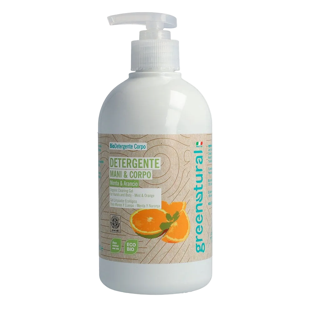 Detergente mani e corpo Menta & Arancio - Greenatural