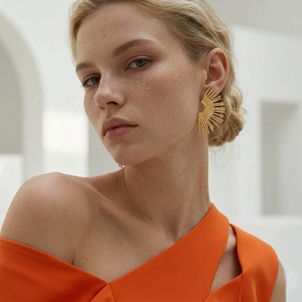 BEHI INDIGO EARRINGS