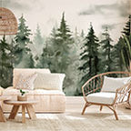 MURALES - FOGGY FOREST
