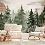 MURALES - FOGGY FOREST