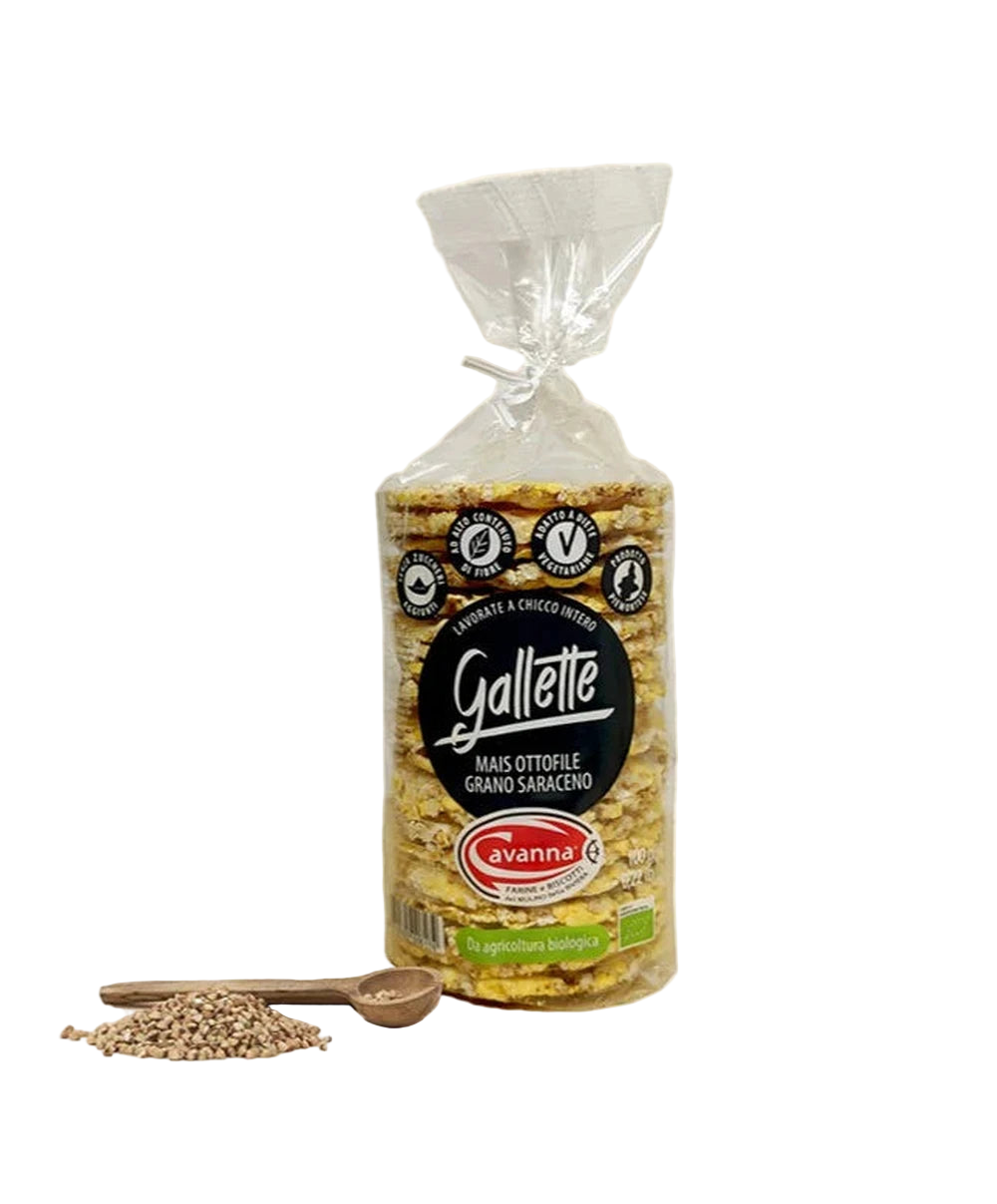 Gallette di Mais e Grano Saraceno BIO - Cavanna