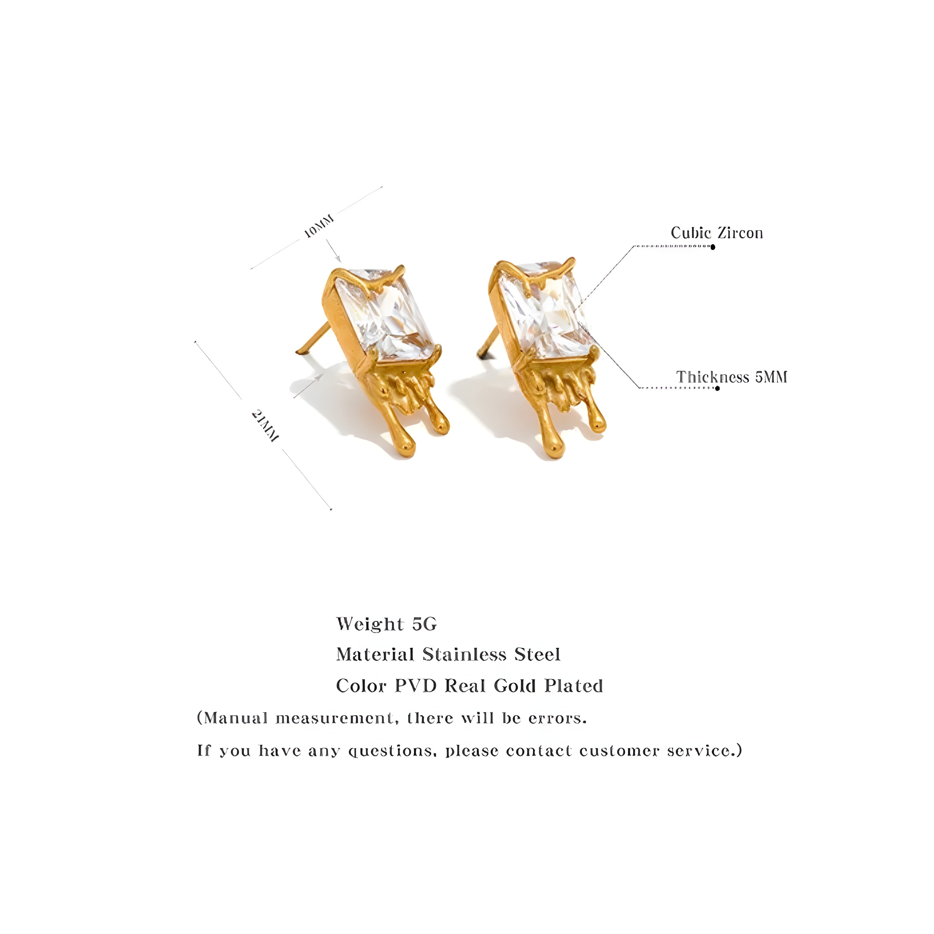 BEHI TIARA EARRINGS