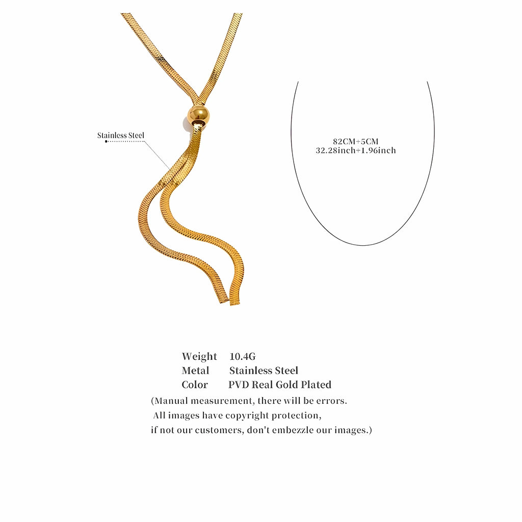BEHI LINA long NECKLACE