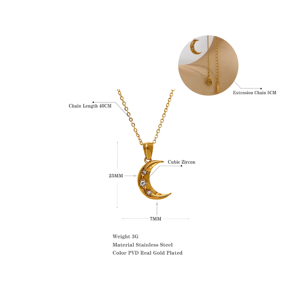 BEHI MOON NECKLACE