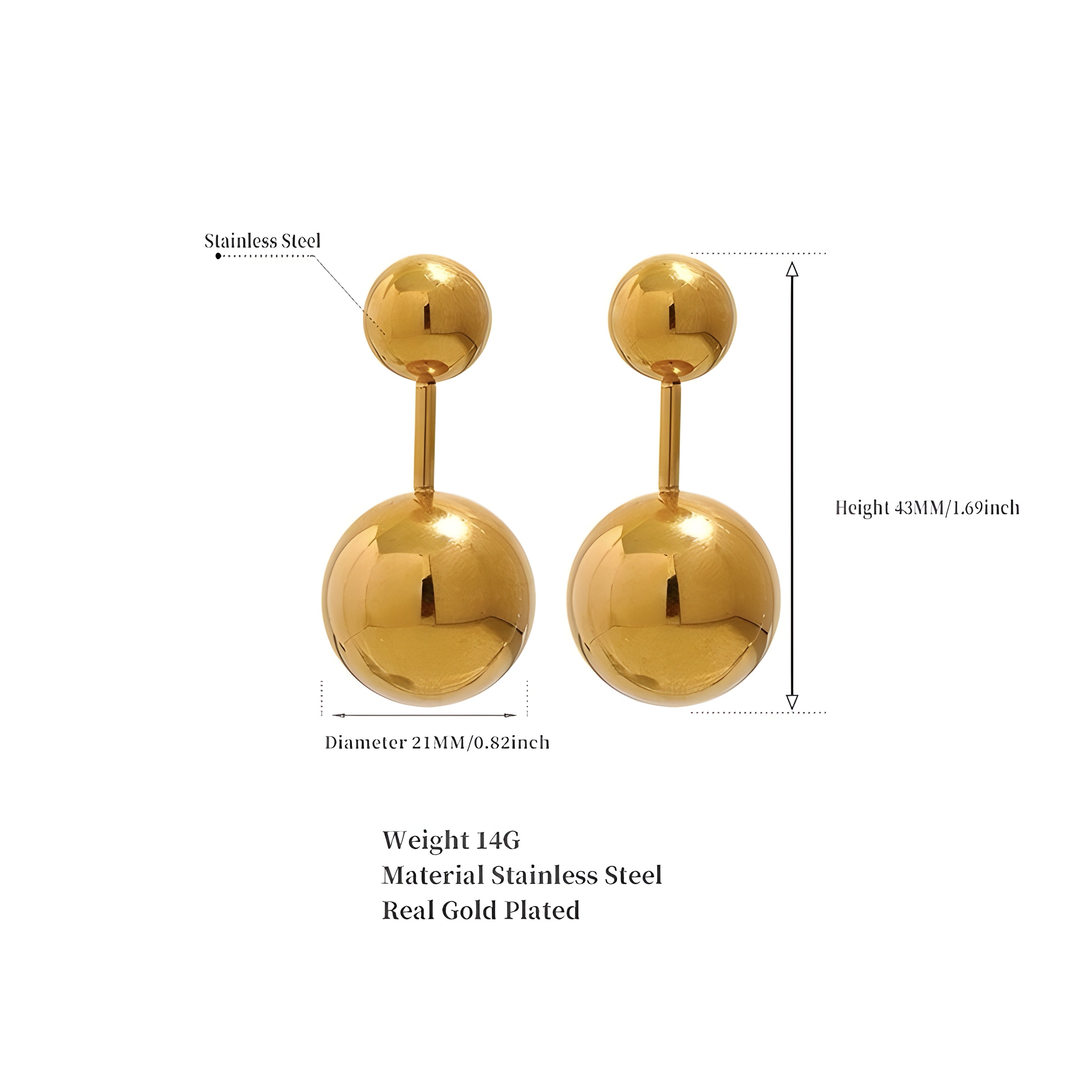BEHI PERIN EARRINGS
