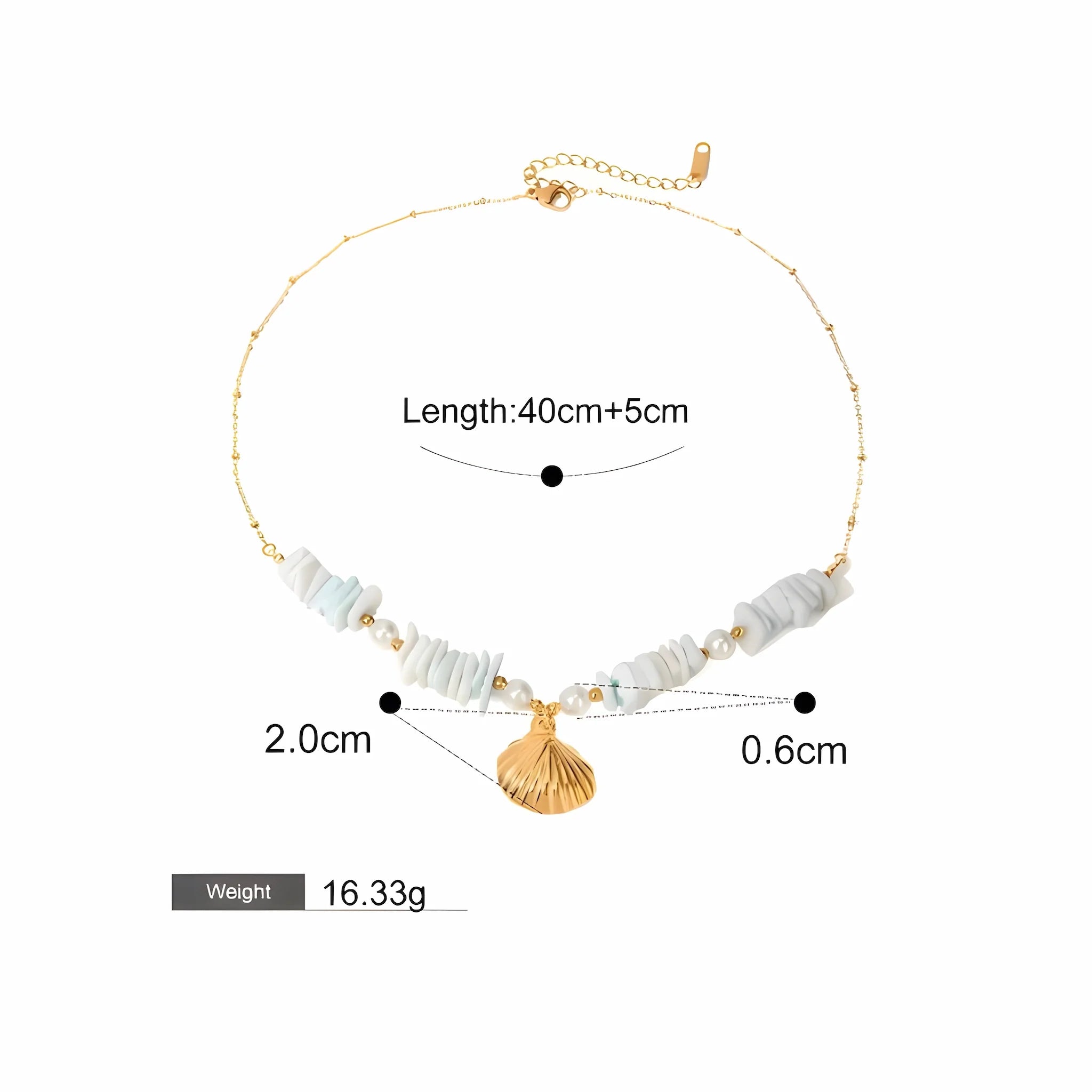 BEHI SHELL NECKLACE